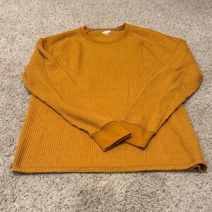 Old Navy Men's Mustard Crewneck Sweater
